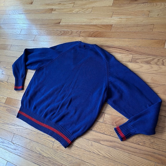 Vintage Polo Ralph Lauren 100% Cotton Knit Sweater XL - Picture 4 of 5